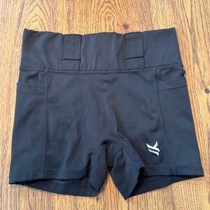 Range Shorts with Belt Loops Vakandi Women's High Rise Curvy Carry Shorts